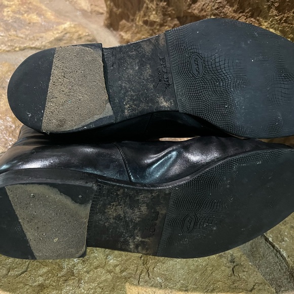 Prada Men's Black Leather Ankle Boots - Picture 6 of 7